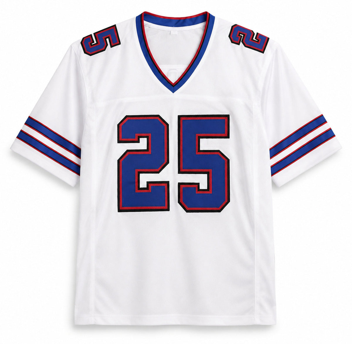 Buffalo Bills LeSean McCoy Autographed White Jersey Beckett BAS Witness Stock #267439