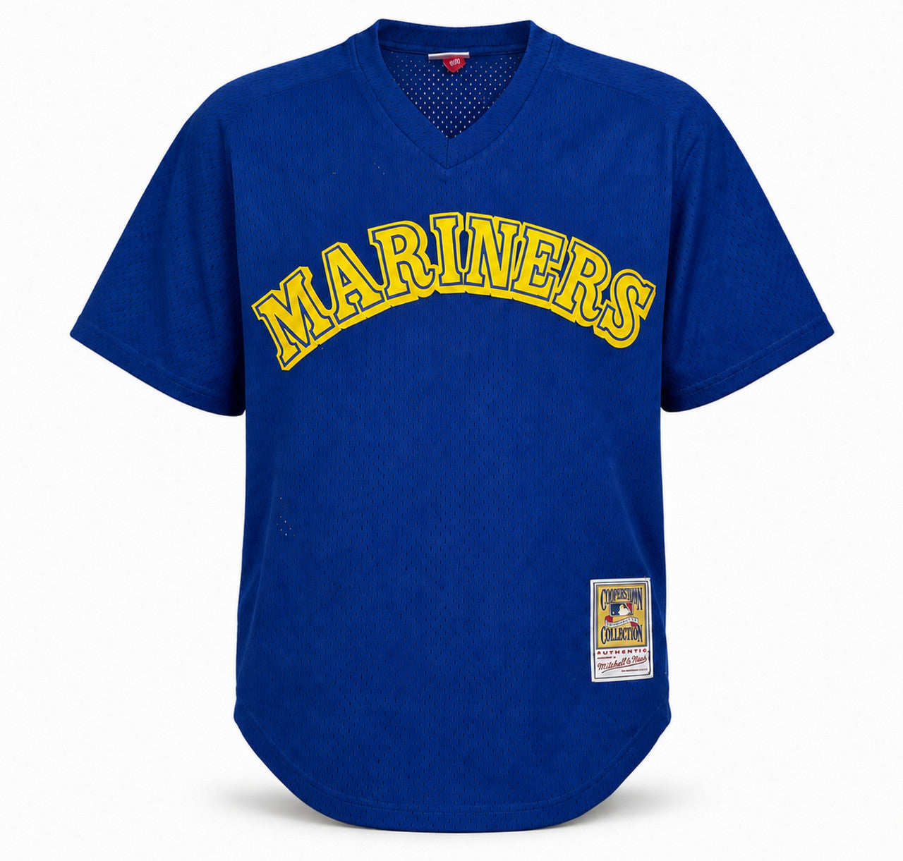 Seattle Mariners Ken Griffey Jr. Autographed Blue Authentic Mitchell & Ness Authentic BP Jersey Size 48 Beckett BAS Witness Stock #267476
