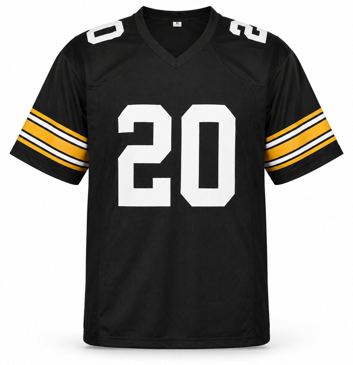 Pittsburgh Steelers Rocky Bleier Autographed Black Jersey "4x SB Champs" Beckett BAS Witness Stock #267504