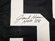Pittsburgh Steelers Jack Ham Autographed Black Jersey "HOF 88" Beckett BAS Witness Stock #267503