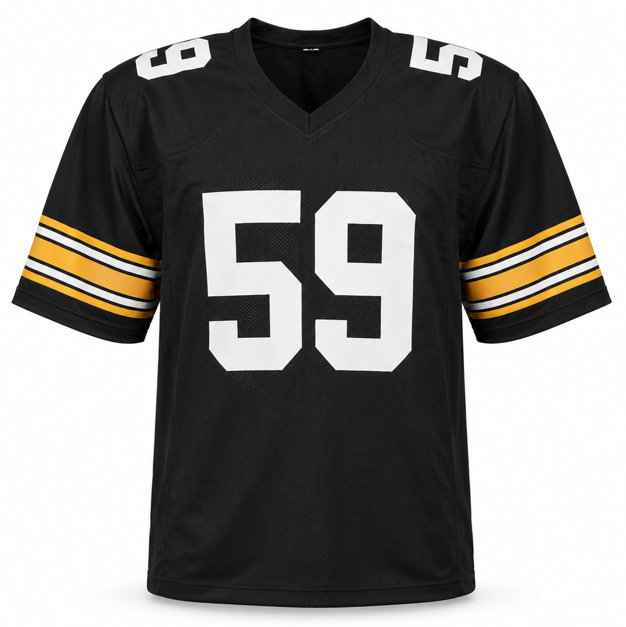 Pittsburgh Steelers Jack Ham Autographed Black Jersey "HOF 88" Beckett BAS Witness Stock #267503