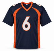Denver Broncos Jay Cutler Autographed Blue Jersey Beckett BAS Witness Stock #267505
