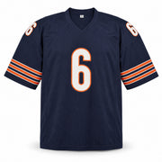 Chicago Bears Jay Cutler Autographed Blue Jersey Beckett BAS Witness Stock #267507