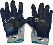 Robinson Cano Autographed Blue & Gray Franklin Game Used Batting Gloves Seattle Mariners PSA/DNA (Dual Signed) Stock #267640