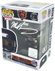 Mike Singletary Autographed Funko #218 Funko Pop Vinyl Figurine Chicago Bears Beckett BAS Witness Stock #253286