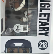 Mike Singletary Autographed Funko #218 Funko Pop Vinyl Figurine Chicago Bears Beckett BAS Witness Stock #253287