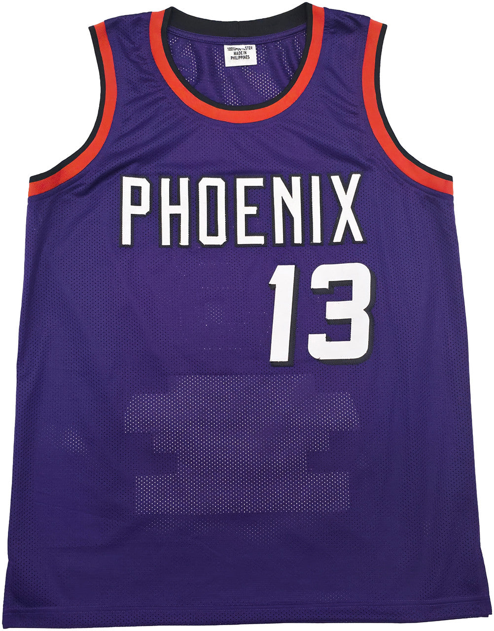 Phoenix Suns Steve Nash Autographed Purple Stat Jersey Beckett BAS Witness Stock #252472