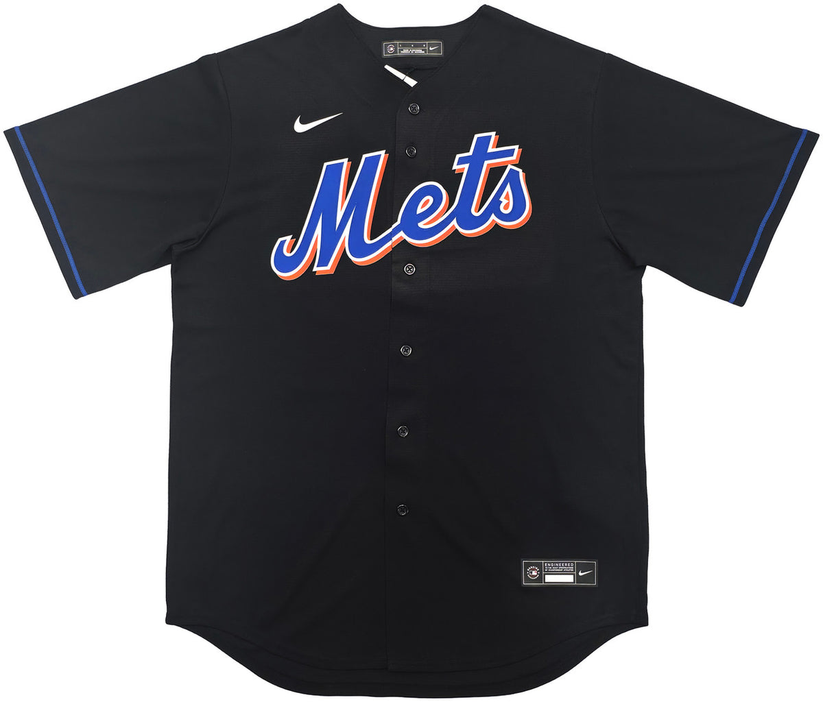 New York Mets Juan Soto Autographed Black Nike Jersey Size L Beckett BAS QR Stock #252776