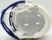 Mike Macdonald Autographed Seattle Seahawks Cream Retro Speed Mini Helmet Beckett BAS Witness Stock #267795