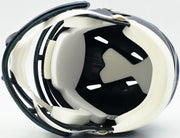 Mike Macdonald Autographed Seattle Seahawks Rivalries Speed Mini Helmet Beckett BAS Witness Stock #267796