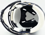 Mike Macdonald Autographed Seattle Seahawks Blue Speed Mini Helmet Beckett BAS Witness Stock #267799
