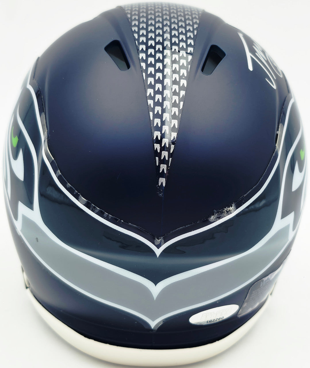 Jason Myers Autographed Seattle Seahawks Blue Speed Mini Helmet MCS Holo Stock #267829