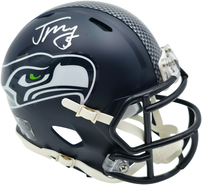 Jason Myers Autographed Seattle Seahawks Blue Super Bowl LX Champions Logo Speed Mini Helmet MCS Holo Stock #267830