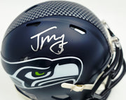 Jason Myers Autographed Seattle Seahawks Blue Super Bowl LX Champions Logo Speed Mini Helmet MCS Holo Stock #267830