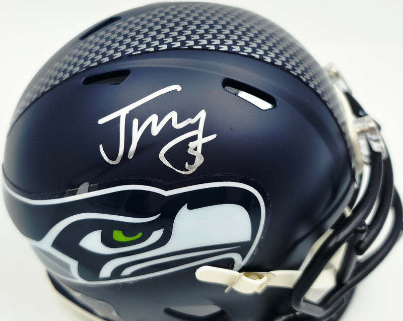 Jason Myers Autographed Seattle Seahawks Blue Super Bowl LX Champions Logo Speed Mini Helmet MCS Holo Stock #267830