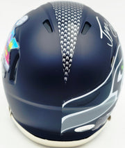 Jason Myers Autographed Seattle Seahawks Blue Super Bowl LX Champions Logo Speed Mini Helmet MCS Holo Stock #267830