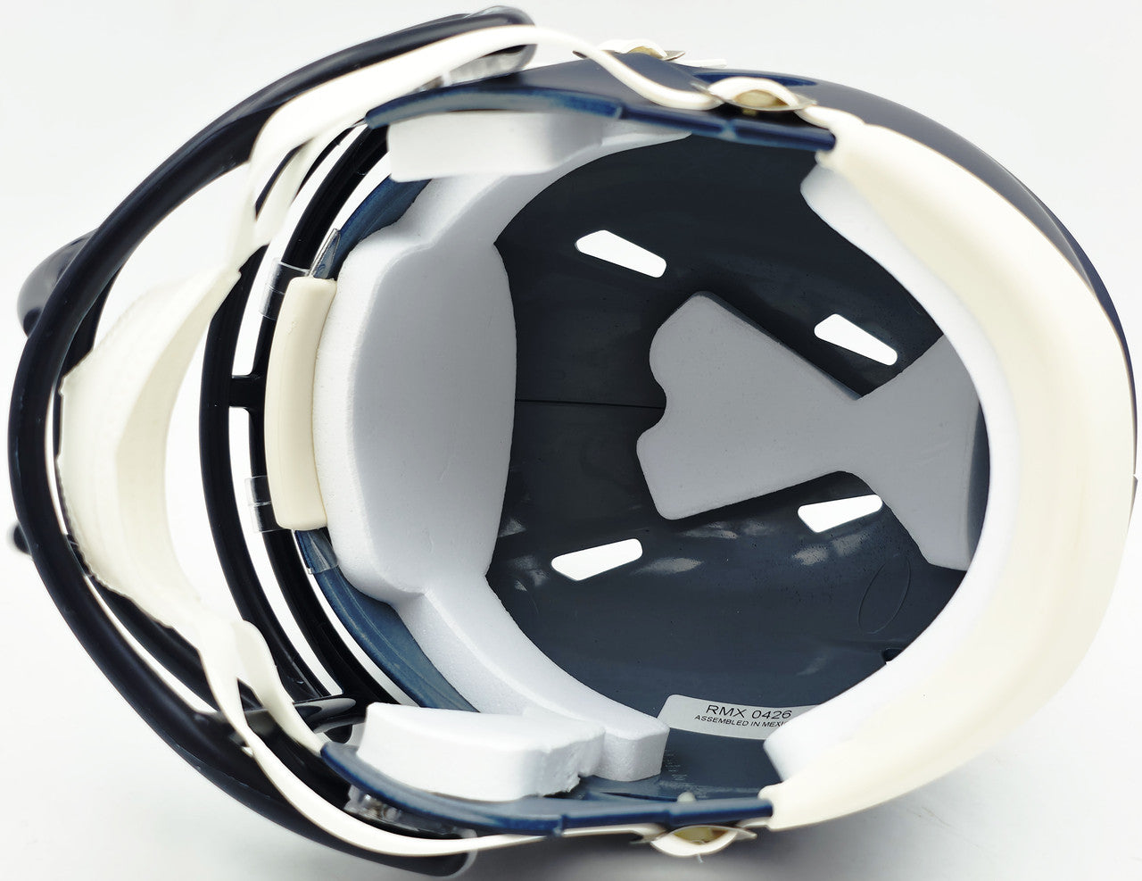 Michael Dickson Autographed Seattle Seahawks Blue Super Bowl LX Champions Logo Speed Mini Helmet MCS Holo Stock #267840