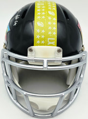 Michael Dickson Autographed Seattle Seahawks Black Super Bowl LX Logo Speed Mini Helmet MCS Holo Stock #267841