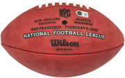 Sam Darnold Autographed Seattle Seahawks Official Super Bowl LX Logo Leather Football Beckett BAS Witness Stock #267770