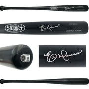 Eric Davis Autographed Black Louisville Slugger Pro Stock Bat Cincinnati Reds Beckett BAS Witness Stock #267563