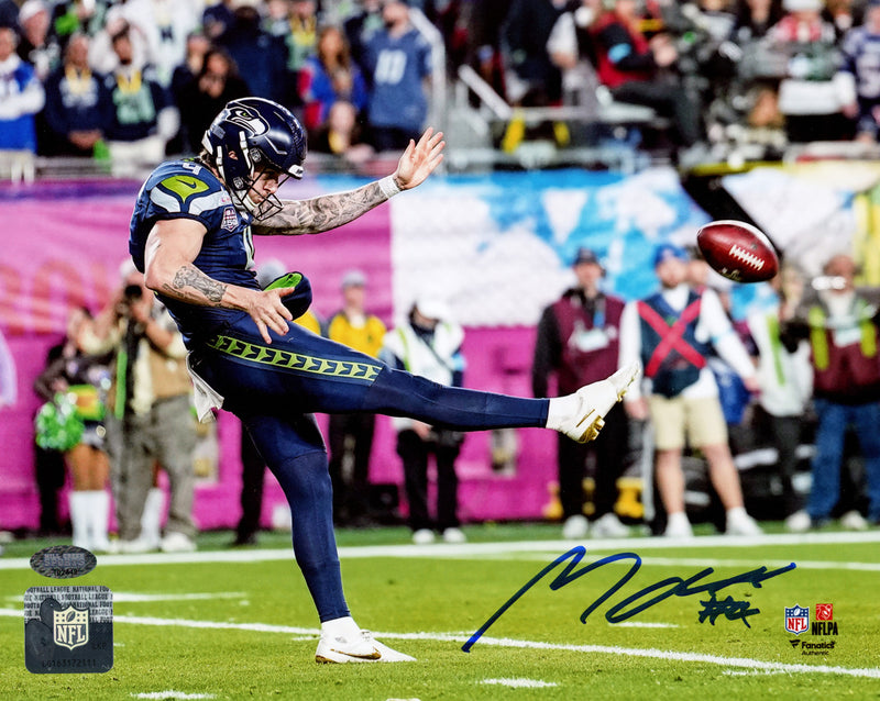 Michael Dickson Autographed 8x10 Photo Seattle Seahawks MCS Holo Stock #267837