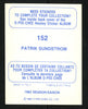 Patrik Sundstrom Autographed 1983-84 O-Pee-Chee Sticker Card #152 Vancouver Canucks SKU #153615