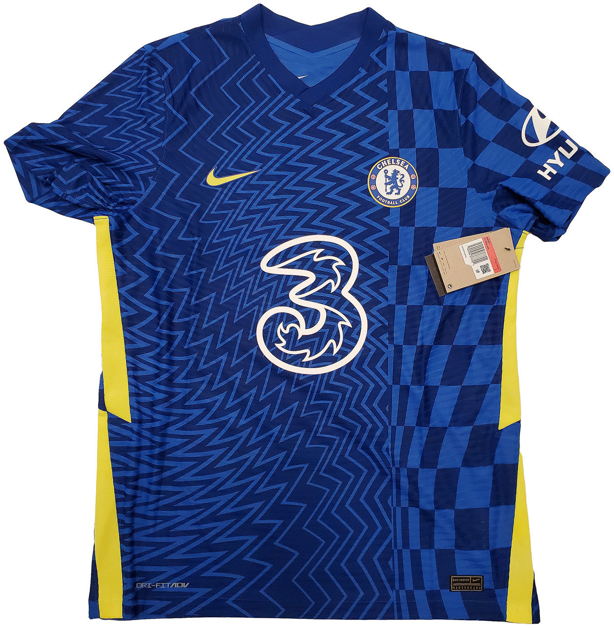Chelsea F.C. Mason Mount Autographed Blue Nike Jersey Size L in Black Beckett BAS Stock #196473