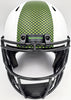 Warren Moon Autographed Seattle Seahawks Lunar Eclipse White Full Size Replica Speed Helmet "HOF 06" MCS Holo Stock #196472