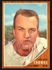 George Thomas Autographed 1962 Topps Card #525 Los Angeles Angels SKU #150023