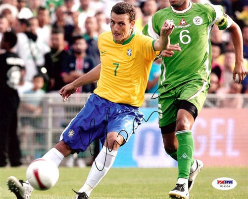 Elano Autographed 8x10 Photo Brazil PSA/DNA #U54554
