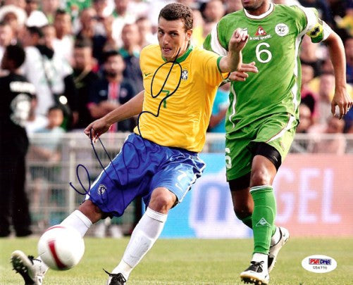 Elano Autographed 8x10 Photo Brazil PSA/DNA #U54770