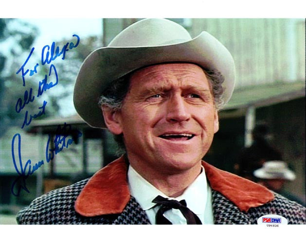 James Whitmore Autographed 8x10 Photo Big Valley PSA/DNA #U94836