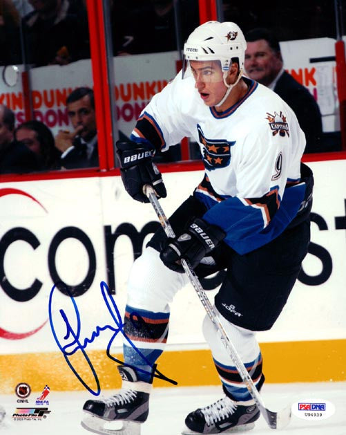 Dainius Zubrus Autographed 8x10 Photo St. Louis Blues PSA/DNA #U94939