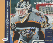 Tomas Vokoun Autographed 8x10 Photo Nashville Predators PSA/DNA #U96042