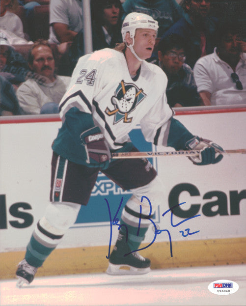 Ken Baumgartner Autographed 8x10 Photo Anaheim Ducks PSA/DNA #U96048