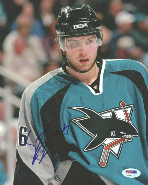 Steve Bernier Autographed 8x10 Photo San Jose Sharks PSA/DNA #U96111