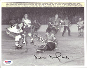 Denis DeJordy Autographed 7x9 Wire Photo Chicago Blackhawks PSA/DNA #U96205