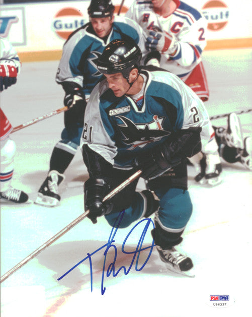 Tony Granato Autographed 8x10 Photo San Jose Sharks PSA/DNA #U96337
