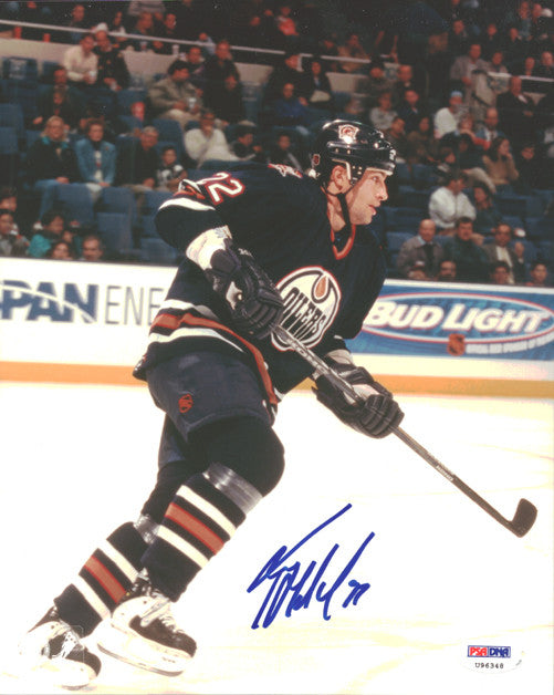 Roman Hamrlik Autographed 8x10 Photo Edmonton Oilers PSA/DNA #U96348