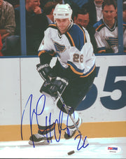 Michal Handzus Autographed 8x10 Photo St. Louis Blues PSA/DNA #U96356