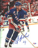 Sylvain Lefebvre Autographed 8x10 Photo New York Rangers PSA/DNA #U96581