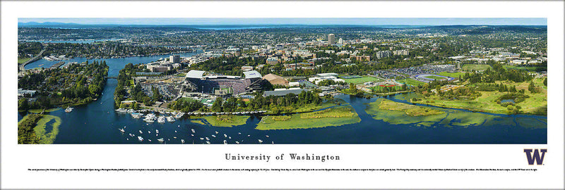 Unsigned Washington Huskies Panoramic Photo Stadium Overhead Stock #265524