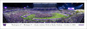 Unsigned Washington Huskies Panoramic Photo 2024 Field Storm vs. Michigan Stock #265525