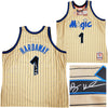 Orlando Magic Anfernee Penny Hardaway Autographed Gold Authentic Mitchell & Ness 1993-94 75th Anniversary Hardwood Classic Swingman Jersey Size XXL PSA/DNA Stock #208249