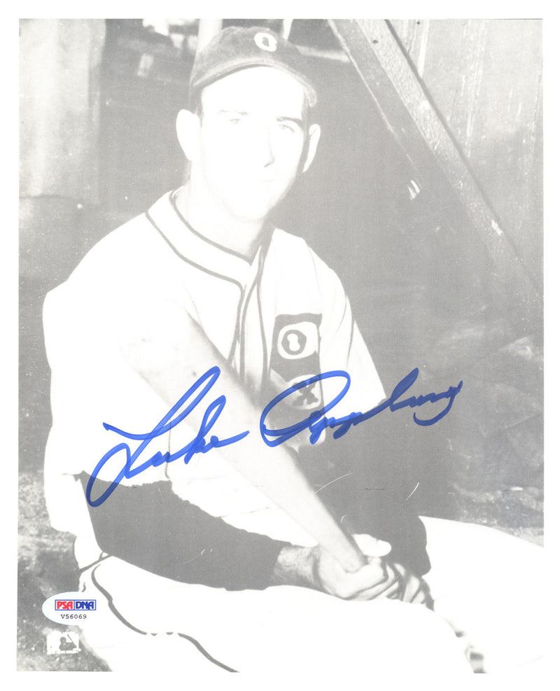 Luke Appling Autographed 8.5x10.5 Photo Chicago White Sox PSA/DNA #V56069