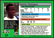 MaliVai Washington Autographed 1991 NetPro Tour Star Card #13 SKU #148268
