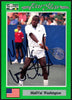 MaliVai Washington Autographed 1991 NetPro Tour Star Card #13 SKU #148268