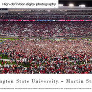 Unsigned Washington State Cougars Panoramic Photo Field Storm vs. Oregon Ducks Stock #265527