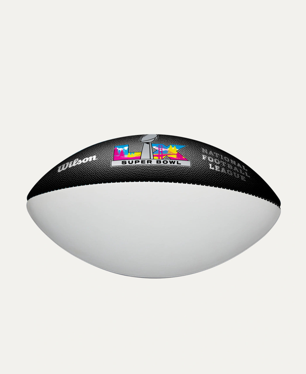 Unsigned Official NFL Super Bowl LX White Logo Football Stock #260041