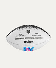Unsigned Official NFL Super Bowl LX White Logo Football Stock #260041